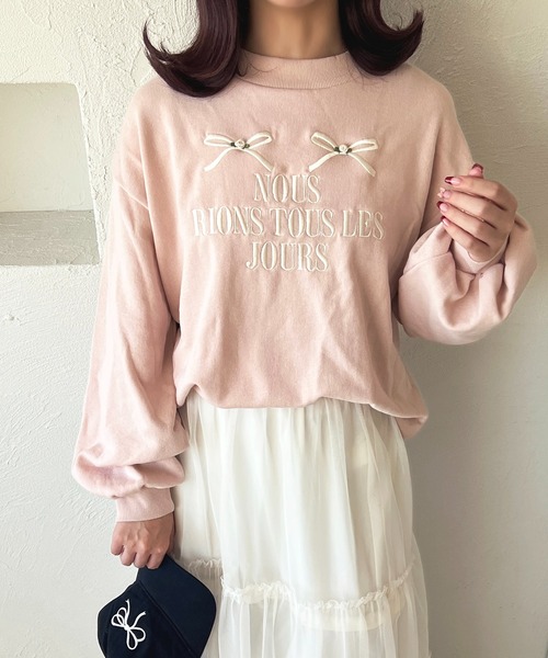 apres jour（アプレジュール） トレーナー スウェット ゆるたぽ