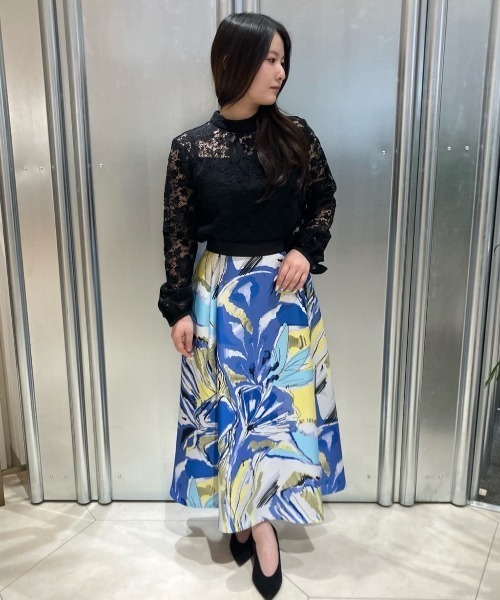 ANNTIAN フラワー柄 スカート Anntian Pantskirt Print Z Flowerpower Dark — Aggregate Supply