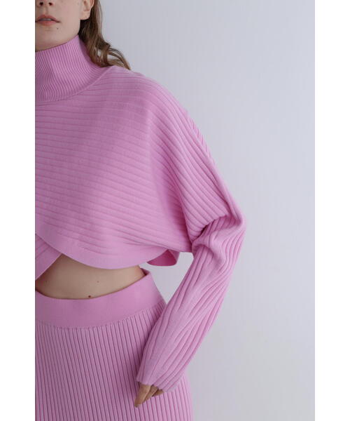 LE PHIL（ル フィル） ニット セーター ウールワイドリブクロスニット