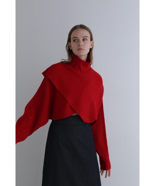 LE PHIL（ル フィル） ニット セーター ウールワイドリブクロスニット