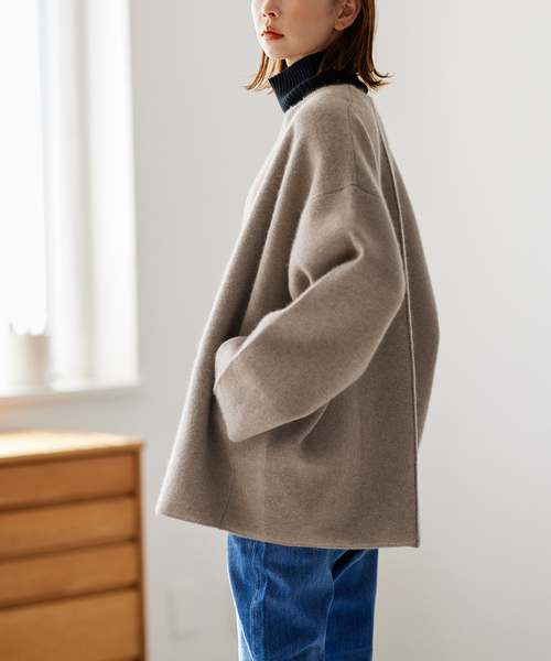 JOURNAL STANDARD カーディガン 「追加2」ダブルフェイス
