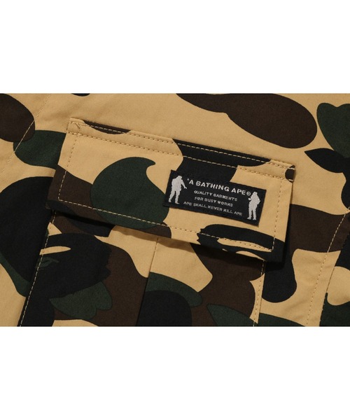 A BATHING APE ジャケット ミリタリージャケット 1ST CAMO SHIRT 