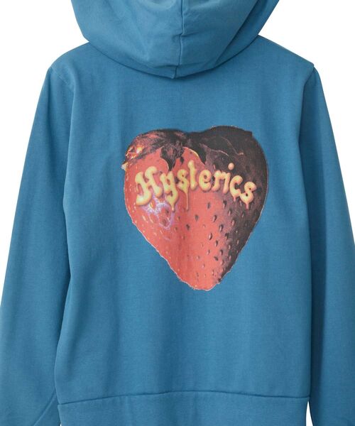 HYSTERIC GLAMOUR パーカー SKULL BERRY ショート丈パーカー 