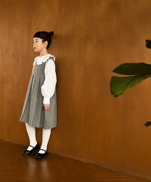 LOWRYS FARM（ローリーズファーム） ジャンパースカート メランジ