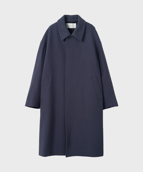 CITY（シティ） ステンカラーコート 2 ライトブルーグレー メンズ