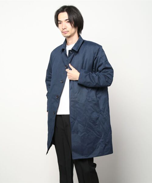 NANO universe（ナノ・ユニバース） コート L ネイビー メンズ