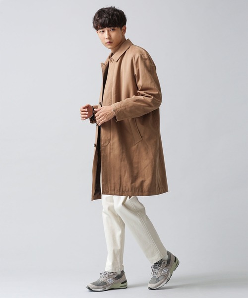 NANO universe（ナノ・ユニバース） コート L ネイビー メンズ