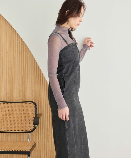 elu.デニムワンピース タグあり DAY CLOSET ワンピース レディース セパレート風デニム