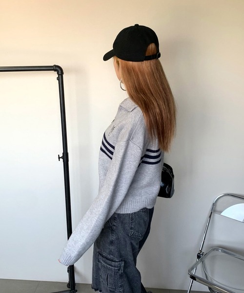 「non-hedge」 ニットカーディガン FREE アイボリー レディース_画像5