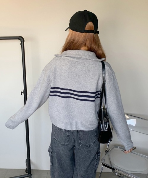 「non-hedge」 ニットカーディガン FREE アイボリー レディース_画像6