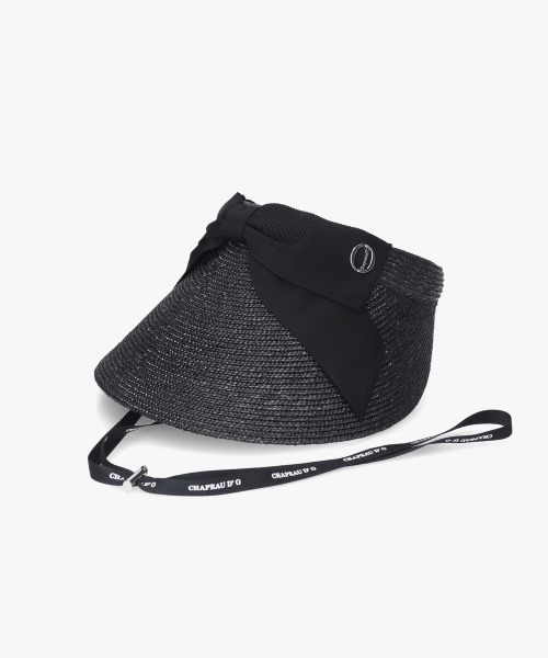 【新品・未使用タグ付き】Chapeaud'Oカチューシャ 巾着付き Chapeau d' O（シャポードオー）の「Chapeaud'O TM Wide Visor