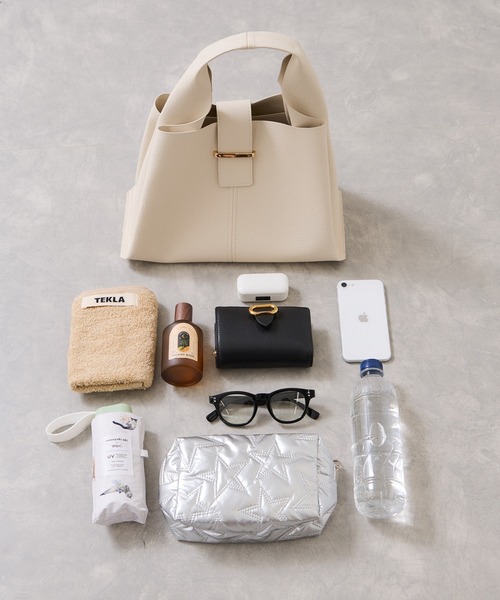 VIS ハンドバッグ 「復刻/WEB限定」「軽量」フロント金具エアリー