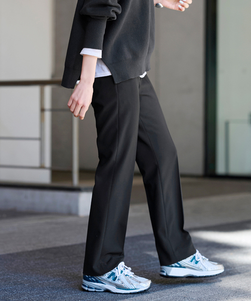 FRAMeWORK スラックス パンツ スリムストレートパンツ