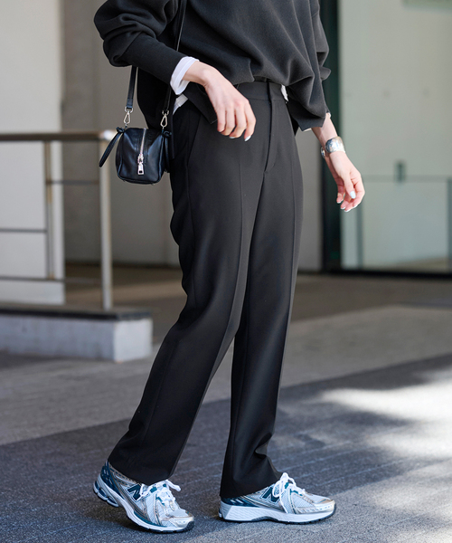 FRAMeWORK スラックス パンツ スリムストレートパンツ
