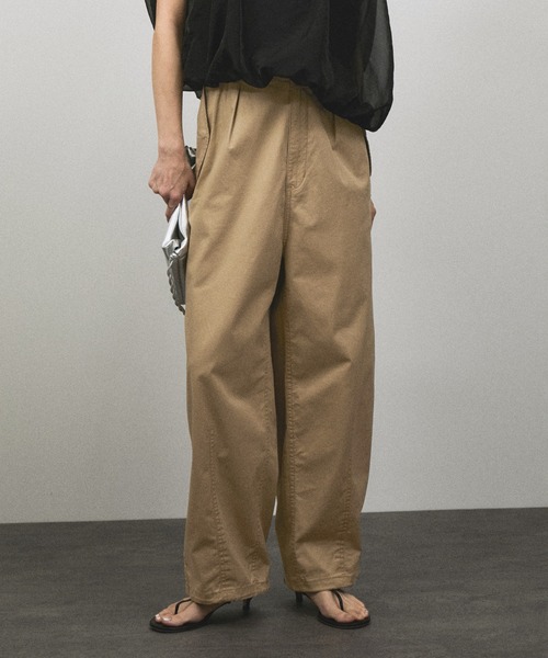 SALON adam et rope' カーゴパンツ 「WEB限定」2WAYミリタリー