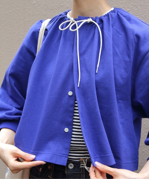 ☆レディース LE GLAZIK ル グラジック CREW NECK CARDIGAN クルー ネック カーディガン LG-C0457DCT【1枚までメール便配送可】【SALE】【10%OFF】 LE GLAZIK カーディガン GLAZIK/ル グラジック クルーネック