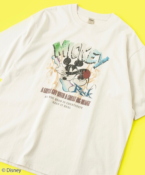 MICKEY MOUSE（ミッキーマウス） tシャツ MICKEY（ミッキー