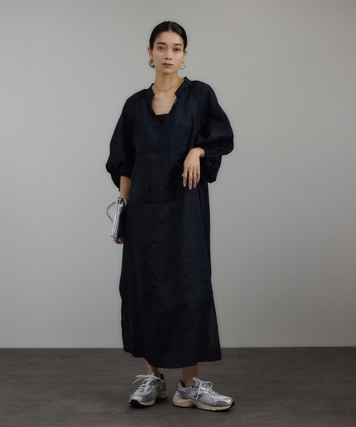 アダムエロペ　ワンピース アダムエロペ グリーン 総柄 ワンピース （一部直営店舗・WEB