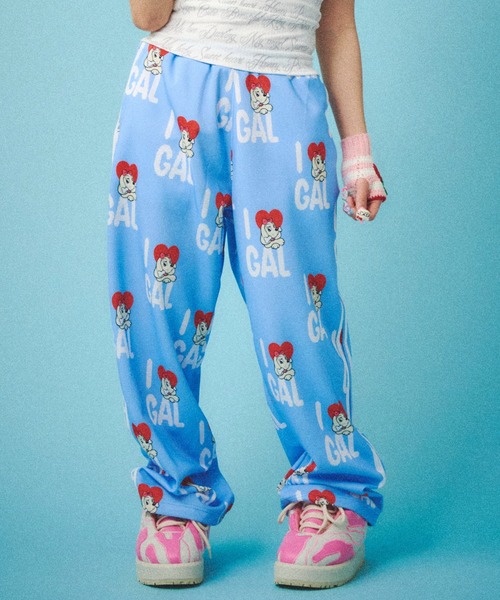 GALFY パンツ GALFY-I LOVE GALジャージパンツ レディース