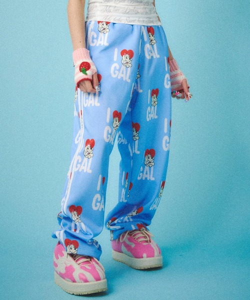 GALFY パンツ GALFY-I LOVE GALジャージパンツ レディース