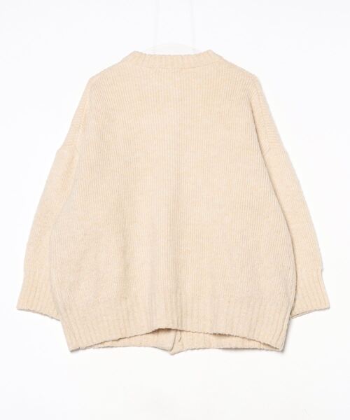 「JEANASIS」 ニットカーディガン FREE ベージュ レディース_画像2