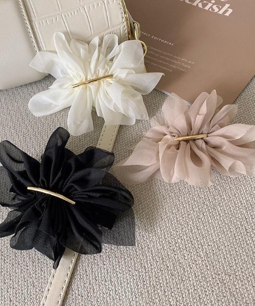 ParAvion ヘアクリップ シフォンスプリングクリップ : ZOZOTOWN