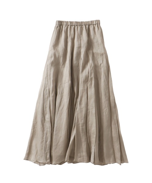 【DRESSLAVE】ロングスカート、クリーム色 DRESSLAVE（ドレスレイブ） スカート switching lace long skirt