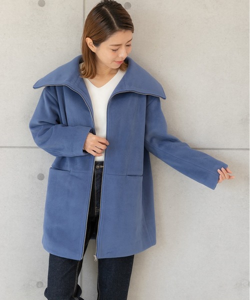 「PREFERIR」 コート MEDIUM ブラック レディース_画像3