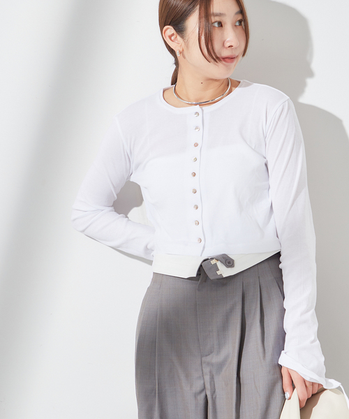 カーディガン 「SANA/サナ」CARDIGAN：カーディガン レディース
