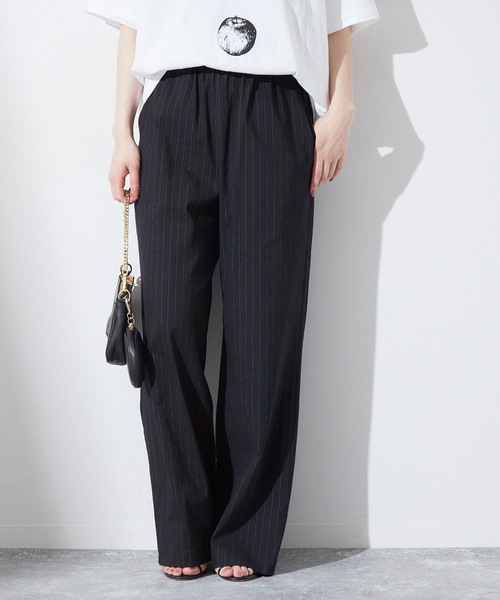 ♡麻　JOURNAL STANDARD Ｌ’ESSAGE♡ journal standard L'essage スラックス パンツ 「追加」綿麻