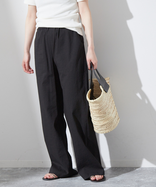 journal standard L'essage スラックス パンツ 「追加」綿麻