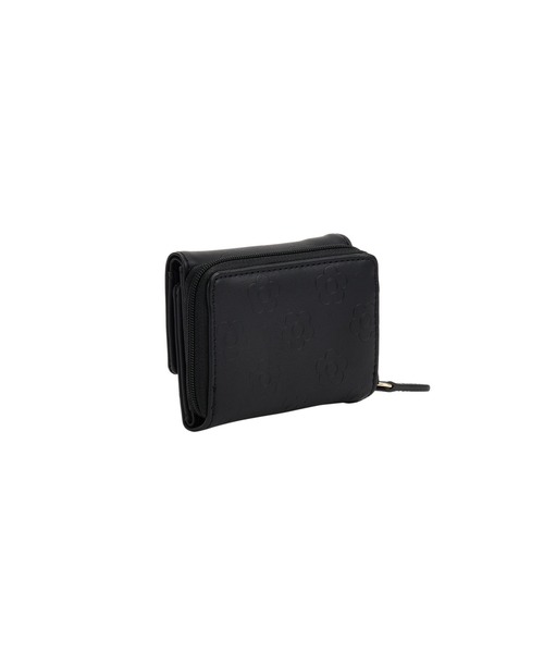 MARY QUANT ブラック 二つ折り財布 MARY QUANT ブラック 二つ折り財布