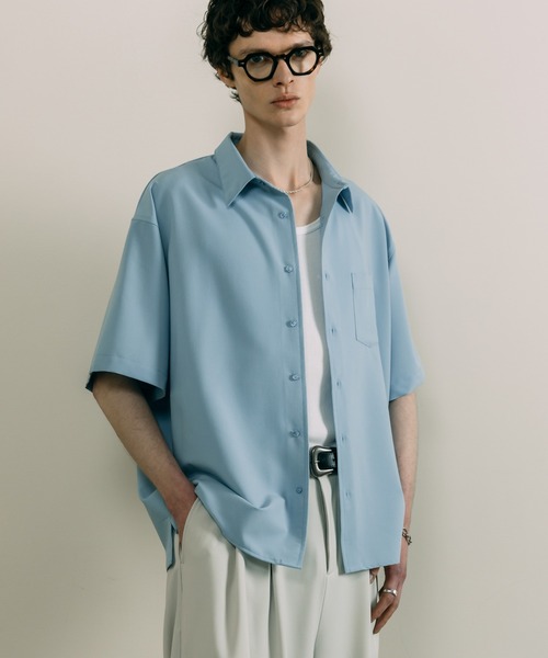 LURAKU】Half Sleeve Classic Collar Shirt / 半袖クラシック