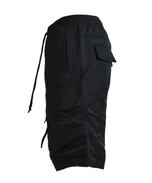 ハーフパンツ パンツ 「BREATH」NEWRICH BIG CARGO SHORTS / ナイロンブラック 「BR2 メンズ_4