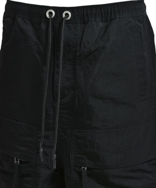 ハーフパンツ パンツ 「BREATH」NEWRICH BIG CARGO SHORTS / ナイロンブラック 「BR2 メンズ_5