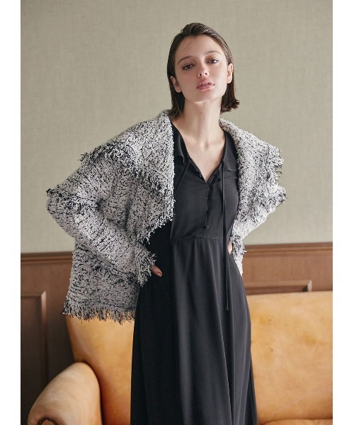 COEL（コエル） ツイードジャケット FREE ピンク レディース