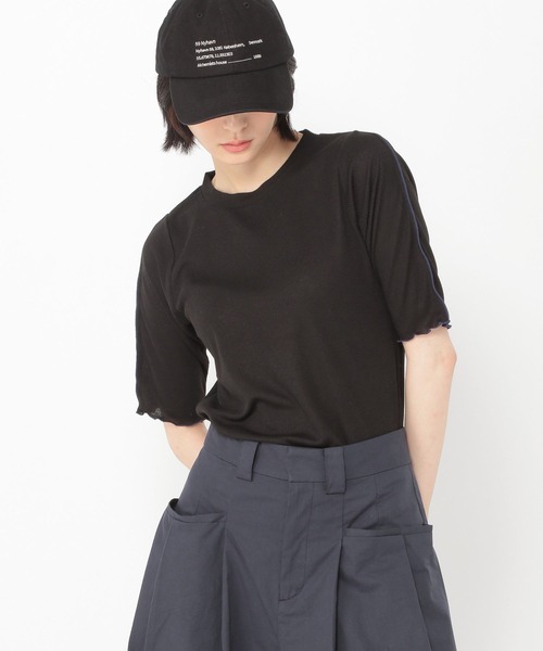tシャツ 「daily CLIP」ラグランフリルカットソー レディース studio CLIP tシャツ 「daily CLIP」リブ5分袖メロウTシャツ