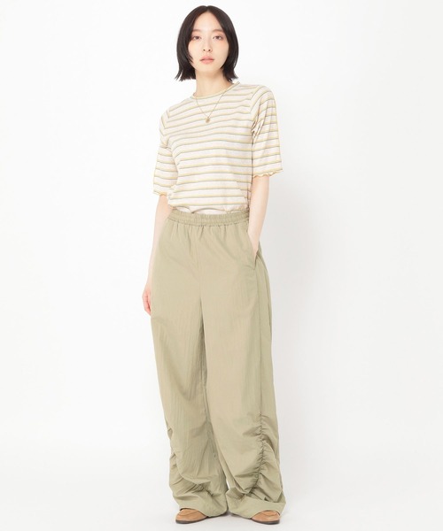 tシャツ 「daily CLIP」ラグランフリルカットソー レディース studio CLIP tシャツ 「daily CLIP」リブ5分袖メロウTシャツ