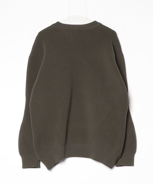 「MR.OLIVE」 長(zhǎng)袖ニット LARGE カーキ メンズ