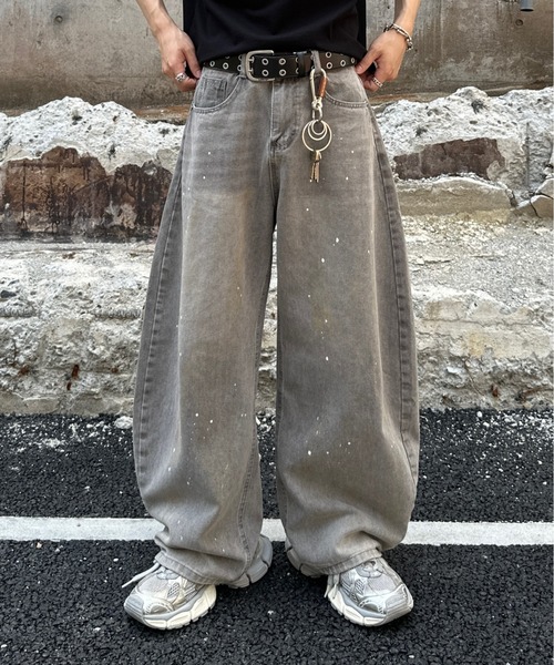 ADAMASTE ジーンズ 「ADAMASTE SELECT」baggy paint denim pants