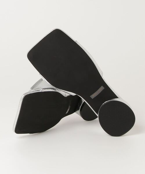 quare Ecoleather Sandals 37 anuke 新品未使用 ànuke online store（アンヌーク） / Square Ecoleather