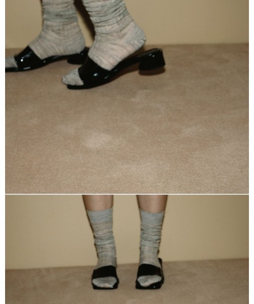 anuke サンダル Square Ecoleather Sandals 62511005 レディース