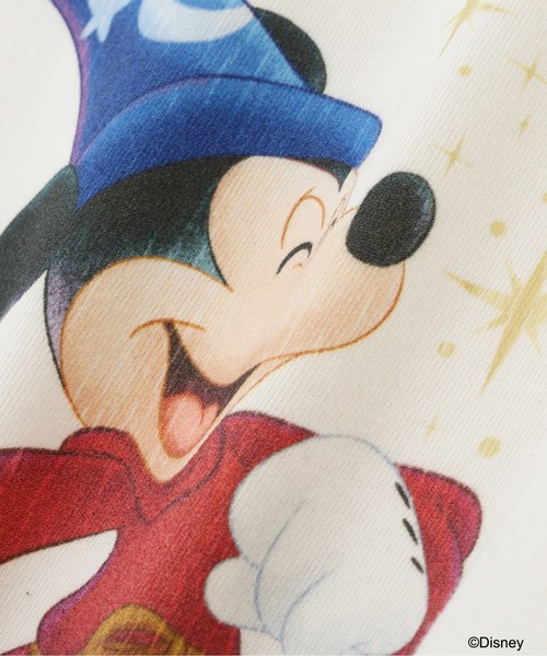 tシャツ 「Disney Collection」FANTASIA / MICKEY MOUSE / BROOM T-SHIRT / AVIREXWOM AVIREX｜《Disney Collection》FANTASIA / MICKEY MOUSE / L