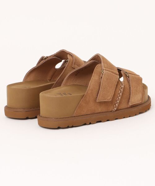厚底 サンダル イントレ グリーン ground green store サンダル / 本革厚底サンダル レディース
