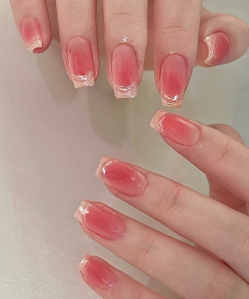 ネイルチップ ネイルシール 簡単にネイルチップハンドネイルチップラメ