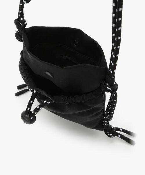 【極美品】アニエスベー agnesb ナイロン ショルダーバッグ 黒 金具ロゴ agnes b. アニエスベー バッグ ショルダーバッグ 新品 ナイロン