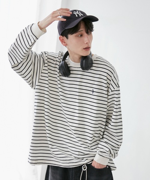 「U.S. POLO ASSN.」 長袖Tシャツ MEDIUM ブラック メンズ