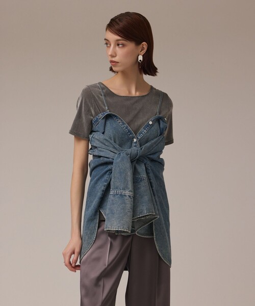 Diagram ブラウス シャツ デニム2WAYシャツ レディース : ZOZOTOWN 