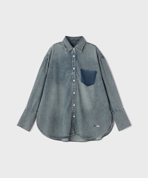 Diagram ブラウス シャツ デニム2WAYシャツ レディース : ZOZOTOWN 