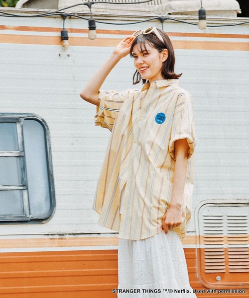 niko and…（ニコアンド） ブラウス シャツ 「STRANGER THINGS」コラボ
